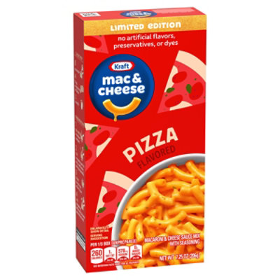 Kraft Pizza Flavored Mac & Cheese Macaroni And Cheese Dinner - 7.25 OZ - Image 2