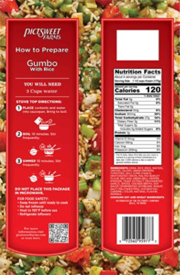 Pictsweet Farms Gumbo With Rice, 24 Oz - 24 OZ - Image 5