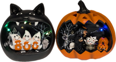 LED Cat / Pumpkin - Each - Image 1