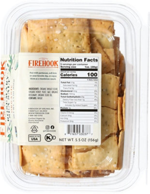 Firehook Crackers Rosemary Sea Salt - 5.5 OZ - Image 5