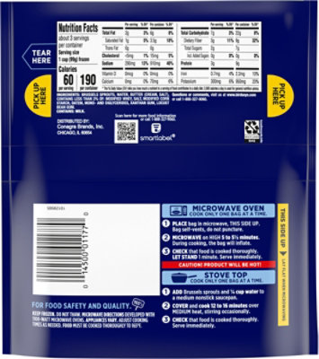 Birds Eye Steamfresh Sauced Butter Brussels Sprouts, Frozen Vegetables, 10.8 Oz - 10.80OZ - Image 6