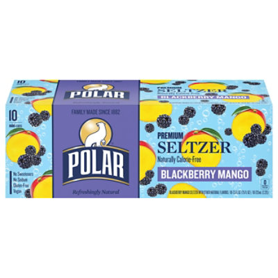 Polar Seltzer Blackberry Mango 10-7.5fz - 10-7.5 FZ - Image 1