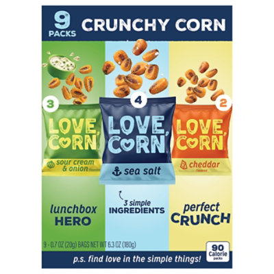 Love Corn Variety Pack 6.3oz - 9-.7 OZ