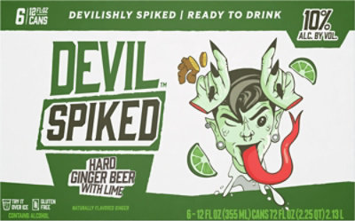 Devil Spiked Hard Ginger Beer - 6-12 FZ - Image 5