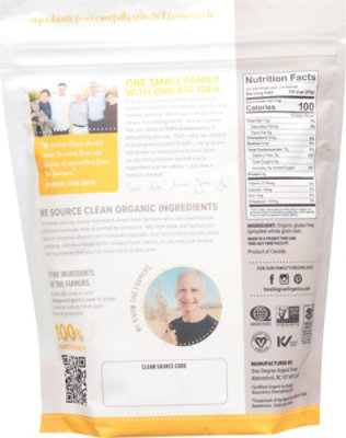 One Degree Flour Sprouted Oat Gluten Free Organic - 18 OZ - Image 5