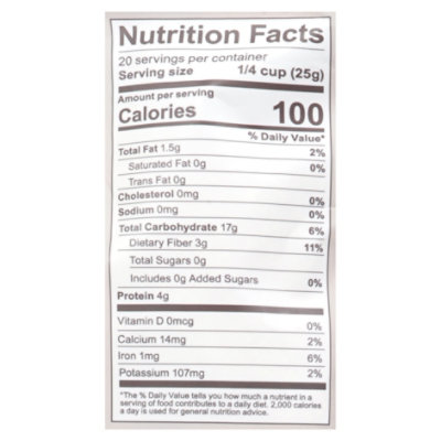 One Degree Flour Sprouted Oat Gluten Free Organic - 18 OZ - Image 3