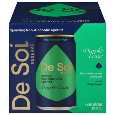 De Soi Spritz Purple Lune Non Alcoholic Apertif 4-237 Ml Cans - 4-237 ML - Image 1