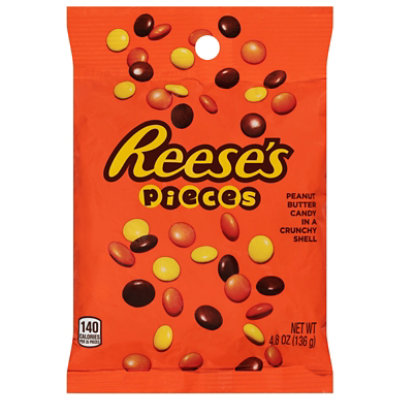 Reeses Pieces Peanut Butter Candy In A Crunchy Shell Peg Bag - 4.8 OZ - Image 2