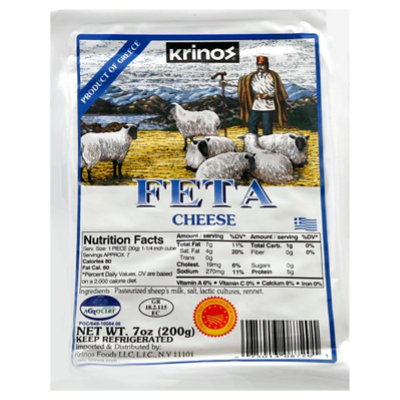 Krinos Cheese Feta Greek - 7 OZ - Image 1