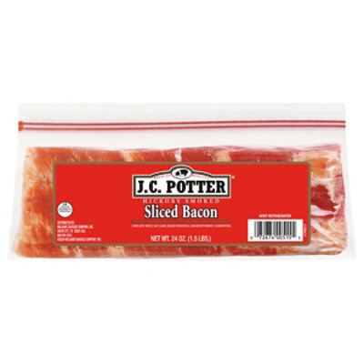 Jc Potter Thick Bacon - 24 OZ - Image 1