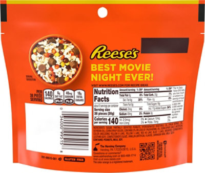 Reeses Pieces Peanut Butter Candy In A Crunchy Shell Stand Up Bag - 9 OZ - Image 5
