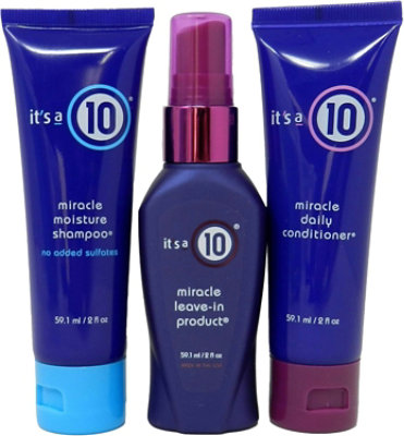 It's a 10 Miracle  Original Travel Set - Shampoo, Conditioner & Leave-in Product - Image 1