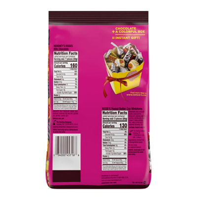 Miniature Size Party Pack Astd Sub Hersheys Milk Chocolate Kisses, Reeses - 32.9 OZ - Image 2