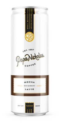 Papanicholas 11oz Rdt Mocha Latte - 11 OZ - Image 1