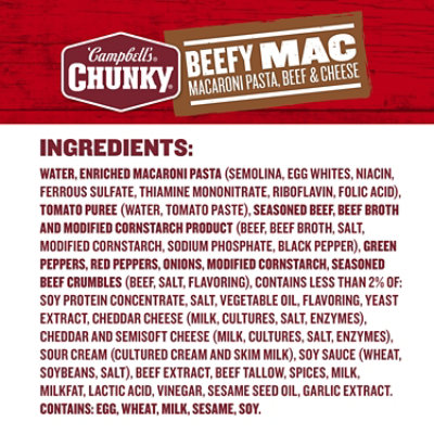 Campbells Chunky Soup Beef - 18.8 OZ - Image 5
