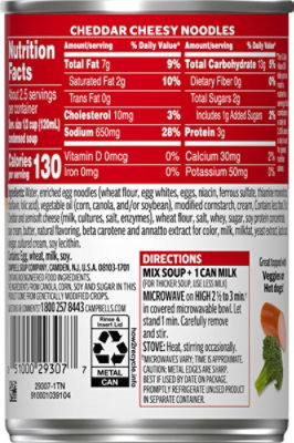 Campbells Condensed Soup Cheddar - 10.5 OZ - Image 5