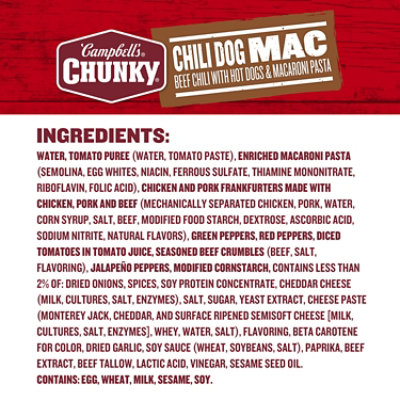 Campbell's Chunky Soup Chili - 18.8 OZ - Image 5