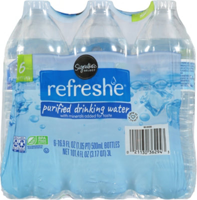Signature Select Refreshe Purified Water 6-16.9 Fz - 6-16.9 FZ - Image 4