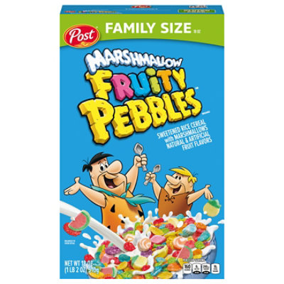 Post Marshmallow Fruity Pebbles - 18 OZ - Image 1