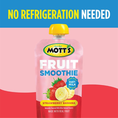Mott’s Fruit Smoothie Strawberry Banana pouches - 8 - 4.2 oz - Image 5