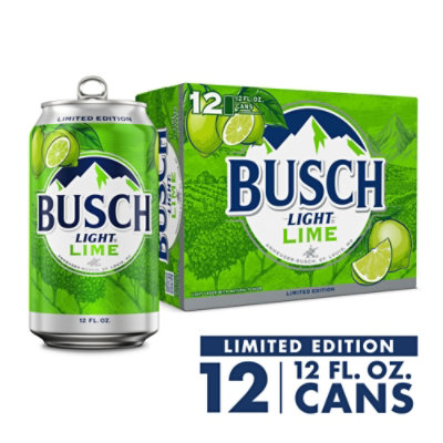 Busch Light Lime 12-12 Fl Oz In Cans - 12-12FZ - Image 1