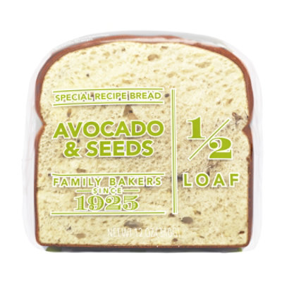 Lewis Bake Shop Avocado & Seeds Half Loaf Bread - 12 OZ - Image 5