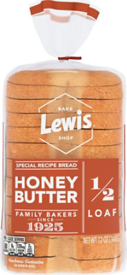 Lewis Bake Shop Honey Butter 1/2 Loaf Bread - 12 OZ - Image 1