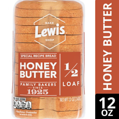 Lewis Bake Shop Honey Butter 1/2 Loaf Bread - 12 OZ - Image 2