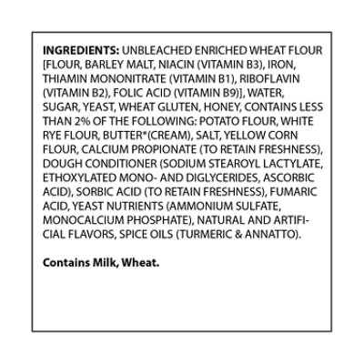 Lewis Bake Shop Honey Butter 1/2 Loaf Bread - 12 OZ - Image 4