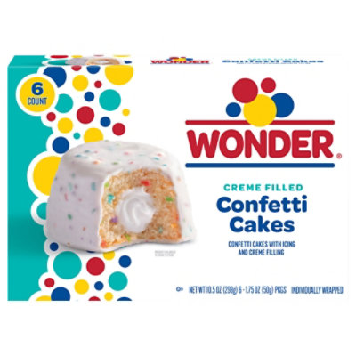 Wonder Cream Filled Confetti Cakes - 10.5 OZ - Image 4