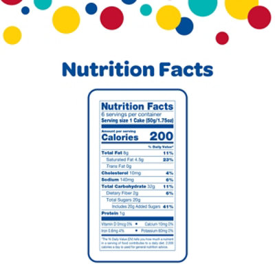 Wonder Cream Filled Confetti Cakes - 10.5 OZ - Image 5