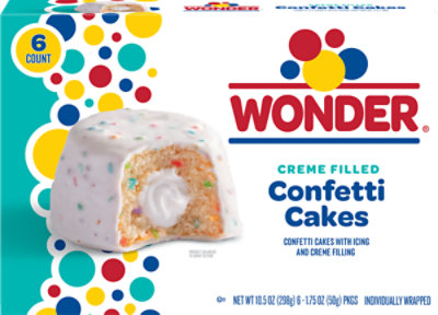 Wonder Cream Filled Confetti Cakes - 10.5 OZ - Image 3