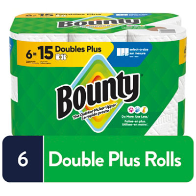 Bounty Select-A-Size 2-Ply Paper Towels - 6 Roll - Image 1