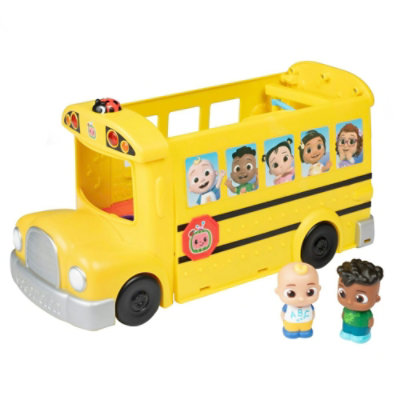 CoComelon Musical Transforming School Time Bus - 3 Songs - 6 Areas of Play - Actionable JJ & Cody Figures - 2025 Toys for Kids and Preschoolers - Image 1