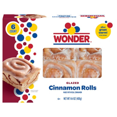 Wonder Cinnamon Rolls 6 Count - 14.4 OZ - Image 1