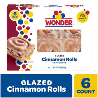 Wonder Cinnamon Rolls 6 Count - 14.4 OZ - Image 2