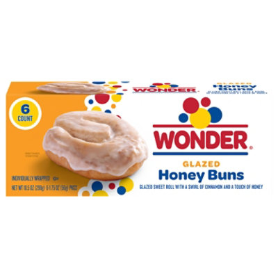 Wonder Glazed Honey Buns 6 Count - 10.5 OZ - Image 3