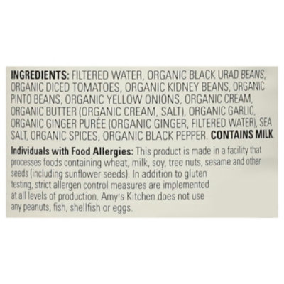 Amys Organic Dal Makhani Soup - 14.2 OZ - Image 4