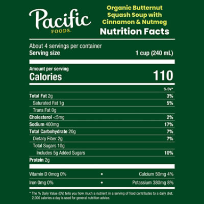 Pacific Foods Soup Bnut Sqsh Cinn Ntmg - 32 FZ - Image 4