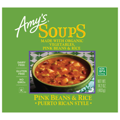 Pink Beans & Rice Puerto Rican Style Soup - 14.2 OZ - Image 1