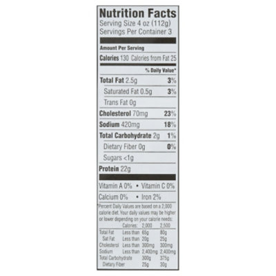 Chef's Counter Lemon Peppercorn Chicken Breast - 12 Oz - Image 3