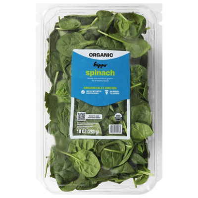 Hippo Harvest Spinach Organic 10oz - 10 OZ - Image 1