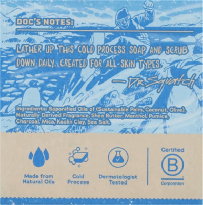 Dr Squatch Polar Plunge Soap 5oz - 5 OZ - Image 4