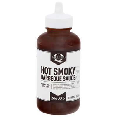 Lillies Q Hot Smoky Bbq Sauce 15.4oz - 15.4 OZ - Image 1