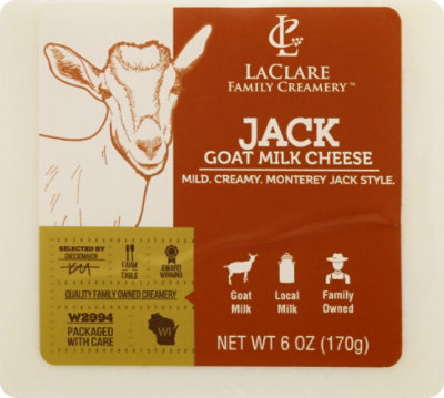 Laclare Farms Cheese Goat Jack - 6 OZ - Image 2
