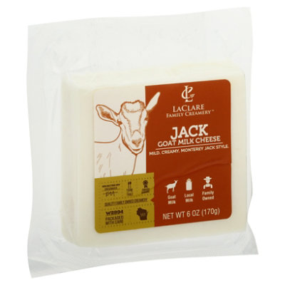 Laclare Farms Cheese Goat Jack - 6 OZ - Image 1