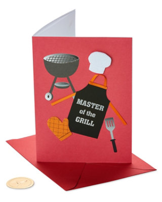 Papyrus Master of the Grill Father's Day Card - Each - Image 1