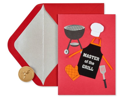 Papyrus Master of the Grill Father's Day Card - Each - Image 5