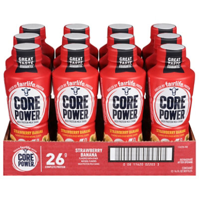 Core Power 26G Complete Protein Strawberry Banana Bottle - 12-14 Fl. Oz. - Image 1