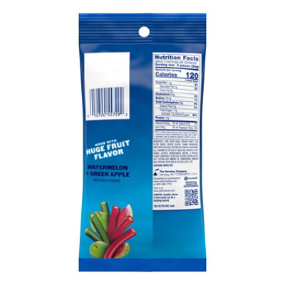 Jolly Rancher Ropes Green Apple & Watermelon Flavored Candy Peg Bag - 6 OZ - Image 2